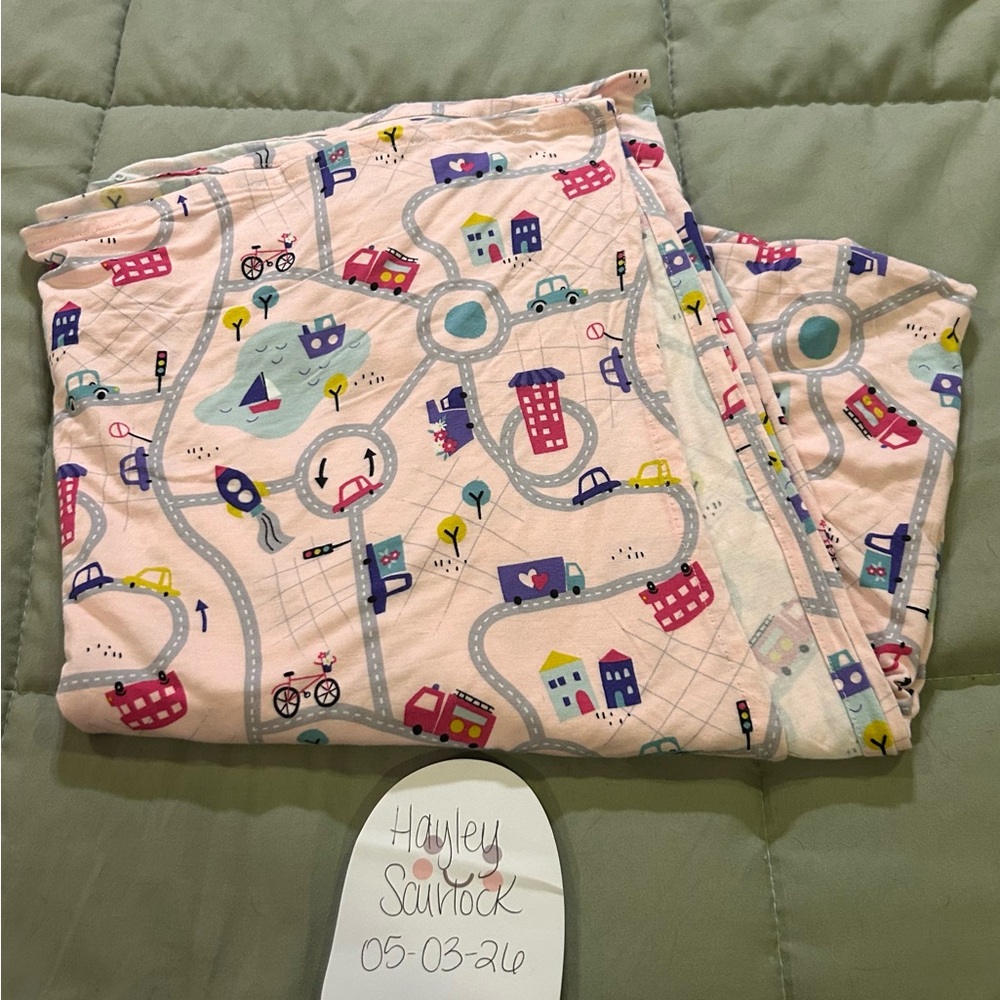 LITTLE SLEEPIES ROSY ROAD TRIP LUNALUXE SWADDLE